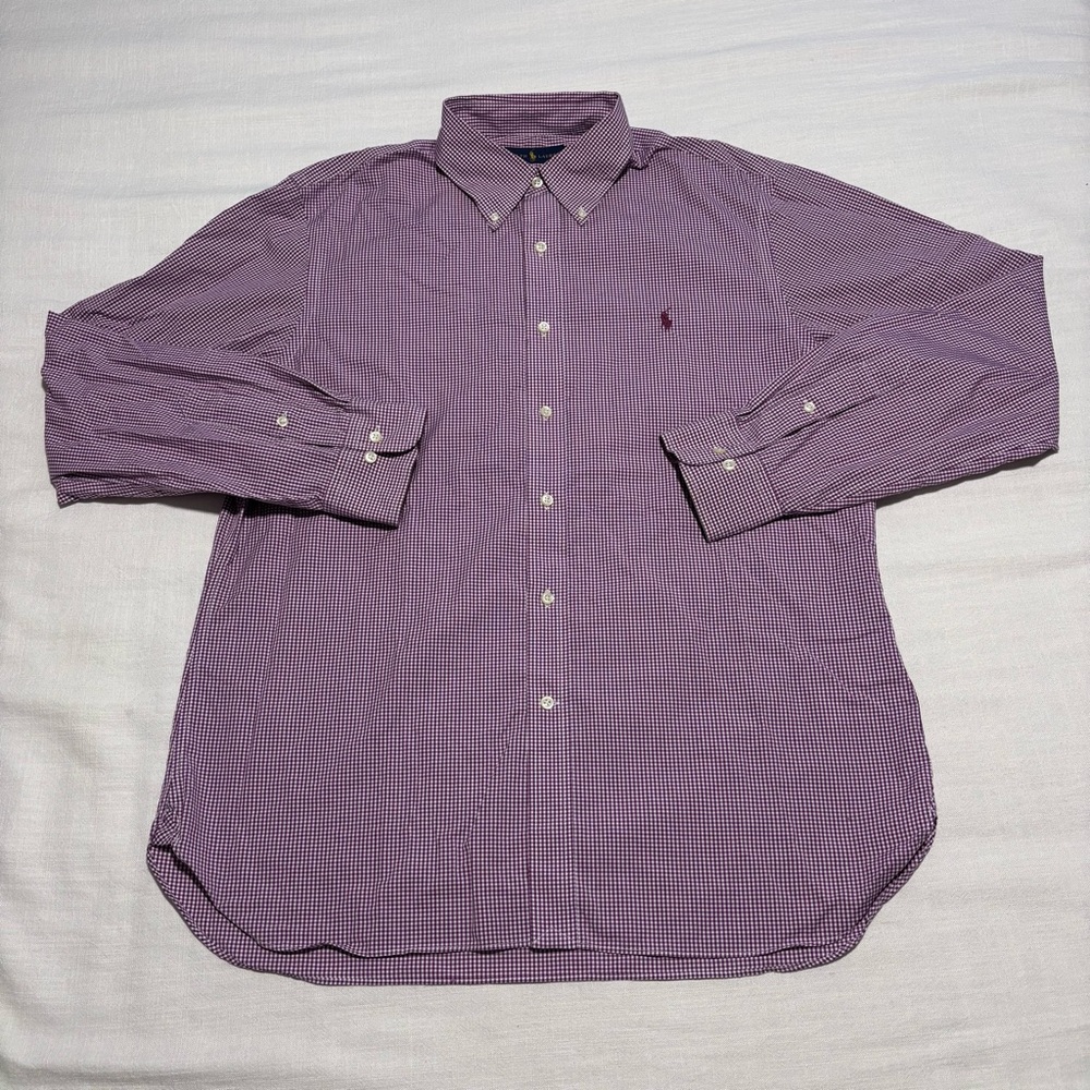 Men’s Ralph Lauren Slim Fit Easy Care Button Down Dress Shirt